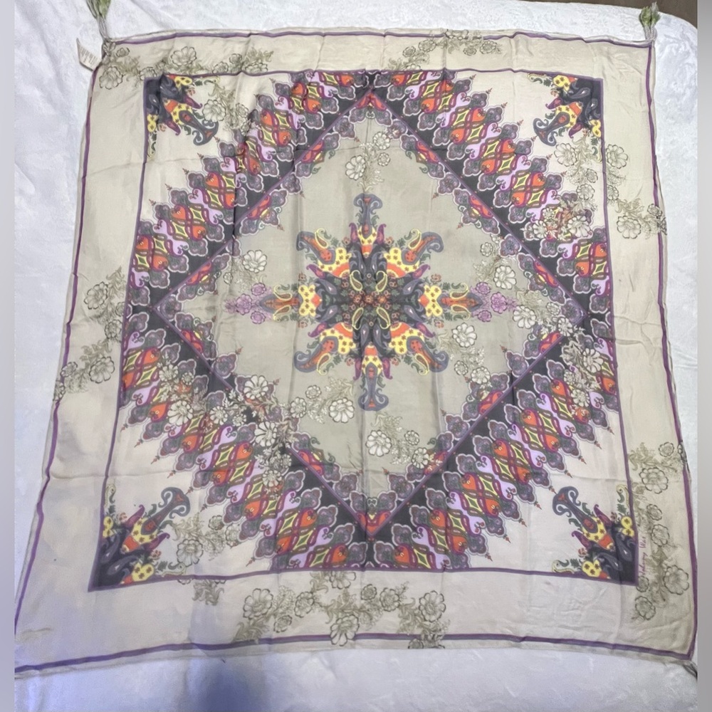 Johnny Was silk scarf